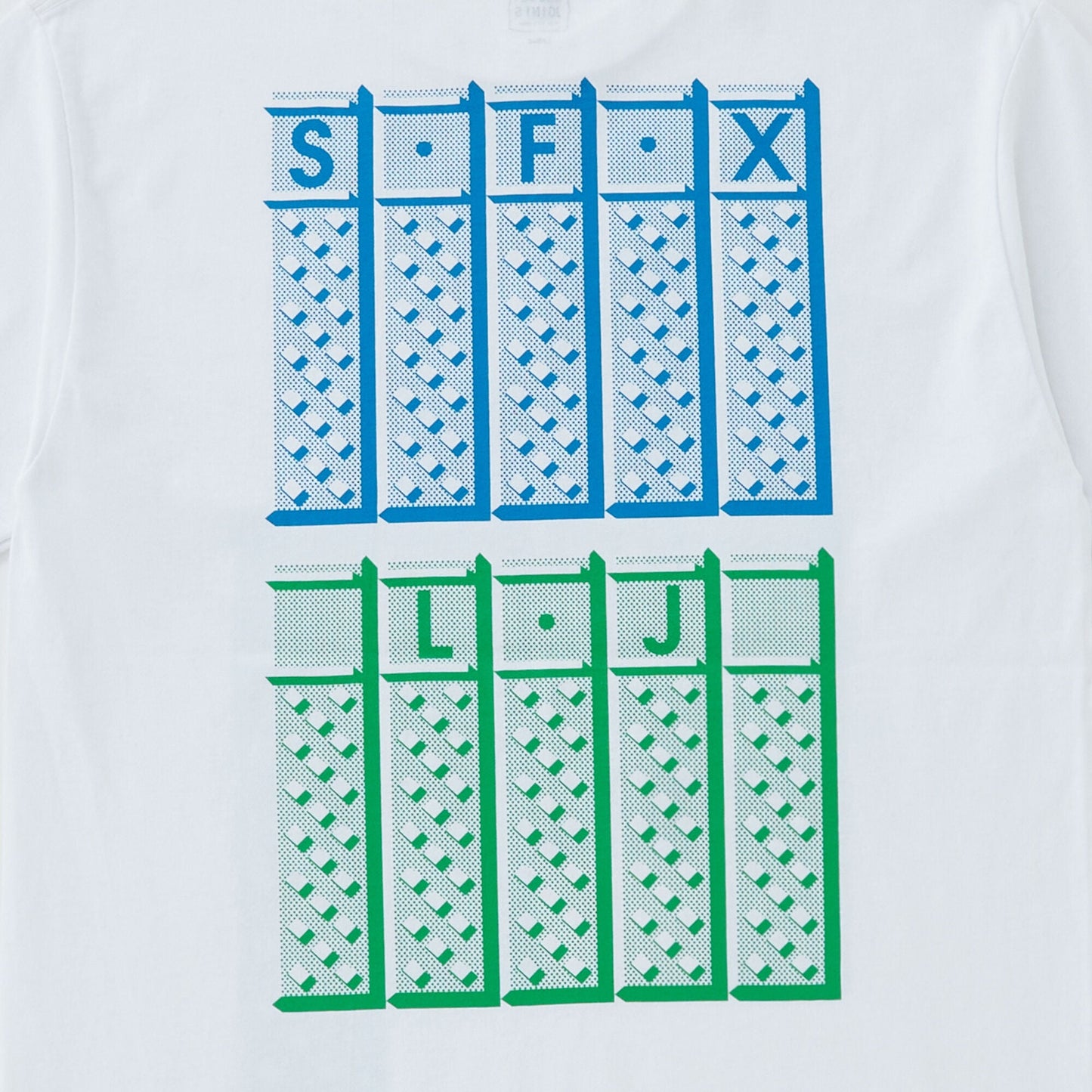 MATERIAL - 'S・L・F・J・X' S/S TEE